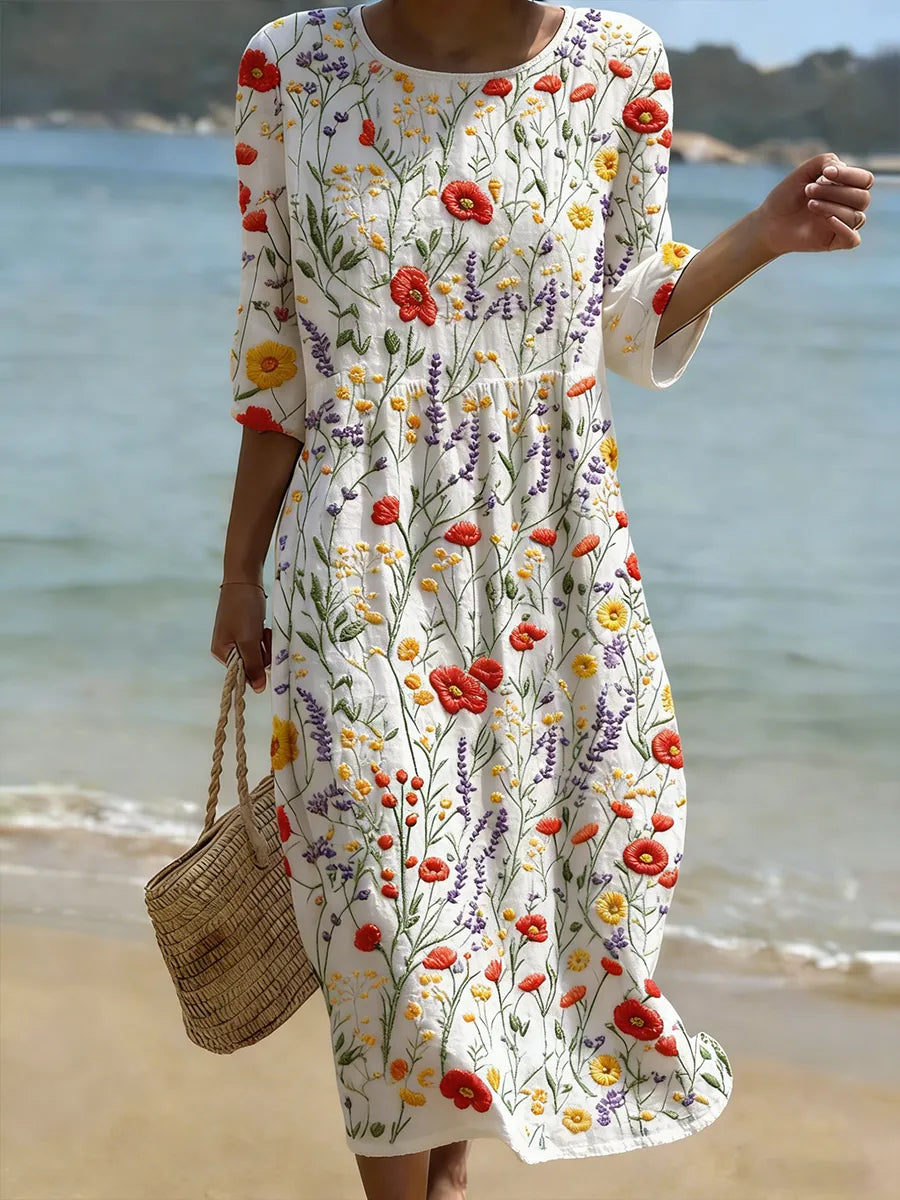 christina floral maxi dress Christina Dress / Cherry Fuchsia Cherry Fuchsia / XXS