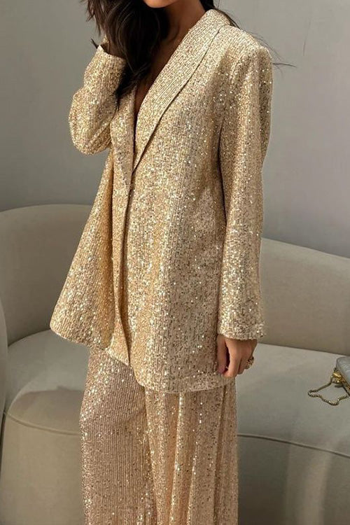 Maxwell Sequined Suit Jacket
