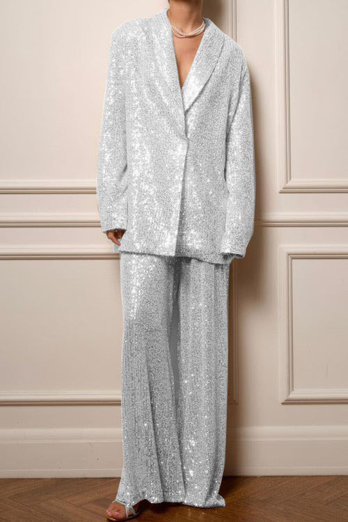 Maxwell Sequined Suit Jacket