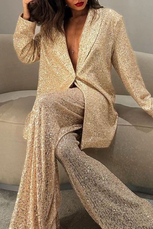 Maxwell Sequined Suit Jacket