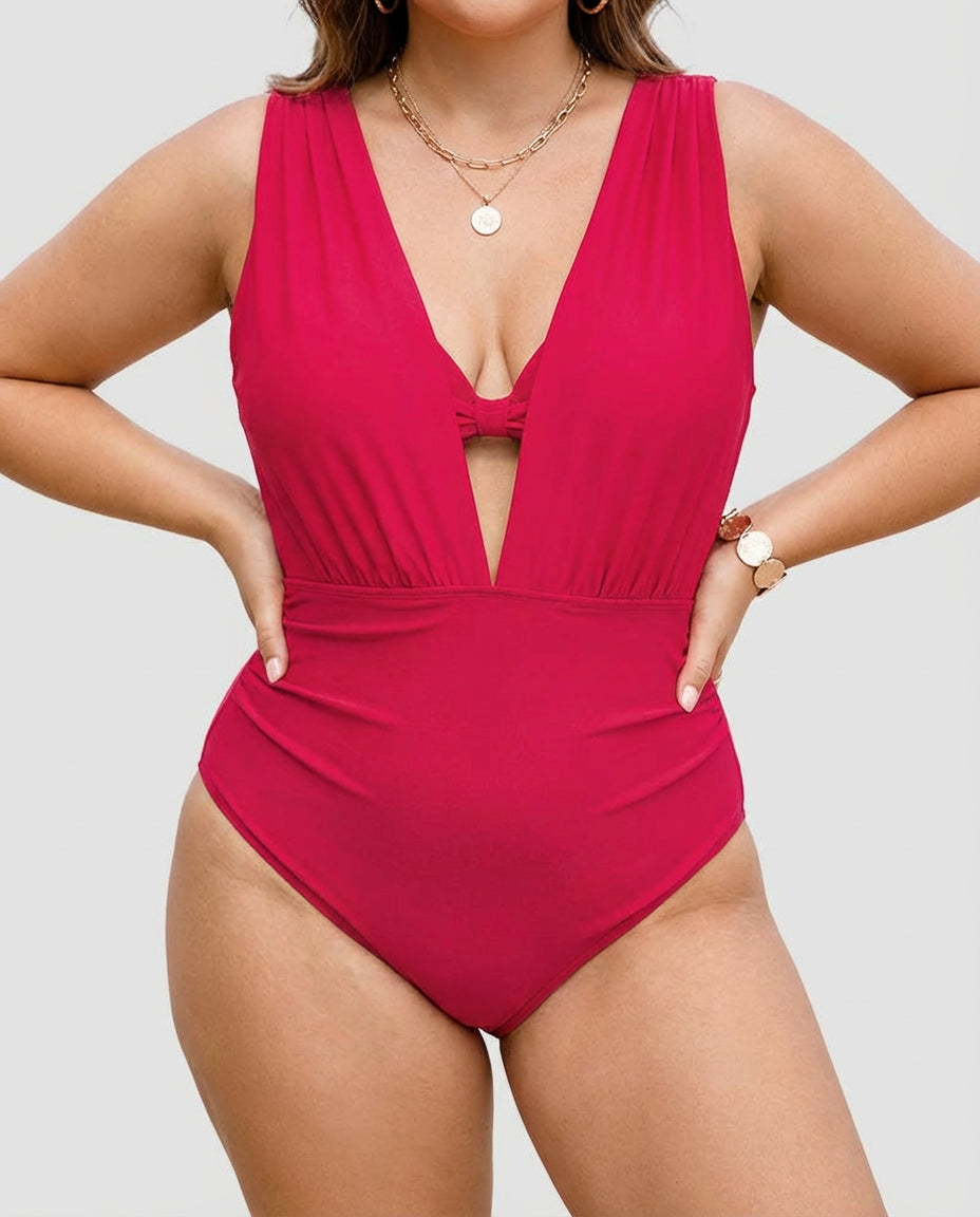 Karina | Shaping Swimsuit V with Tummy Control Effect
