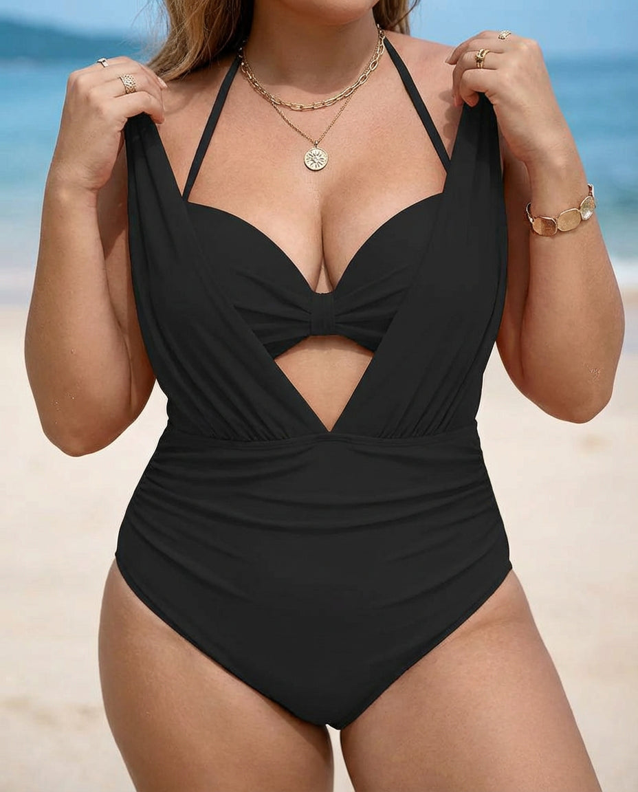 Karina | Shaping Swimsuit V with Tummy Control Effect