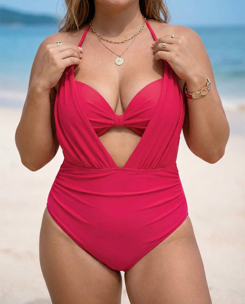 Karina | Shaping Swimsuit V with Tummy Control Effect