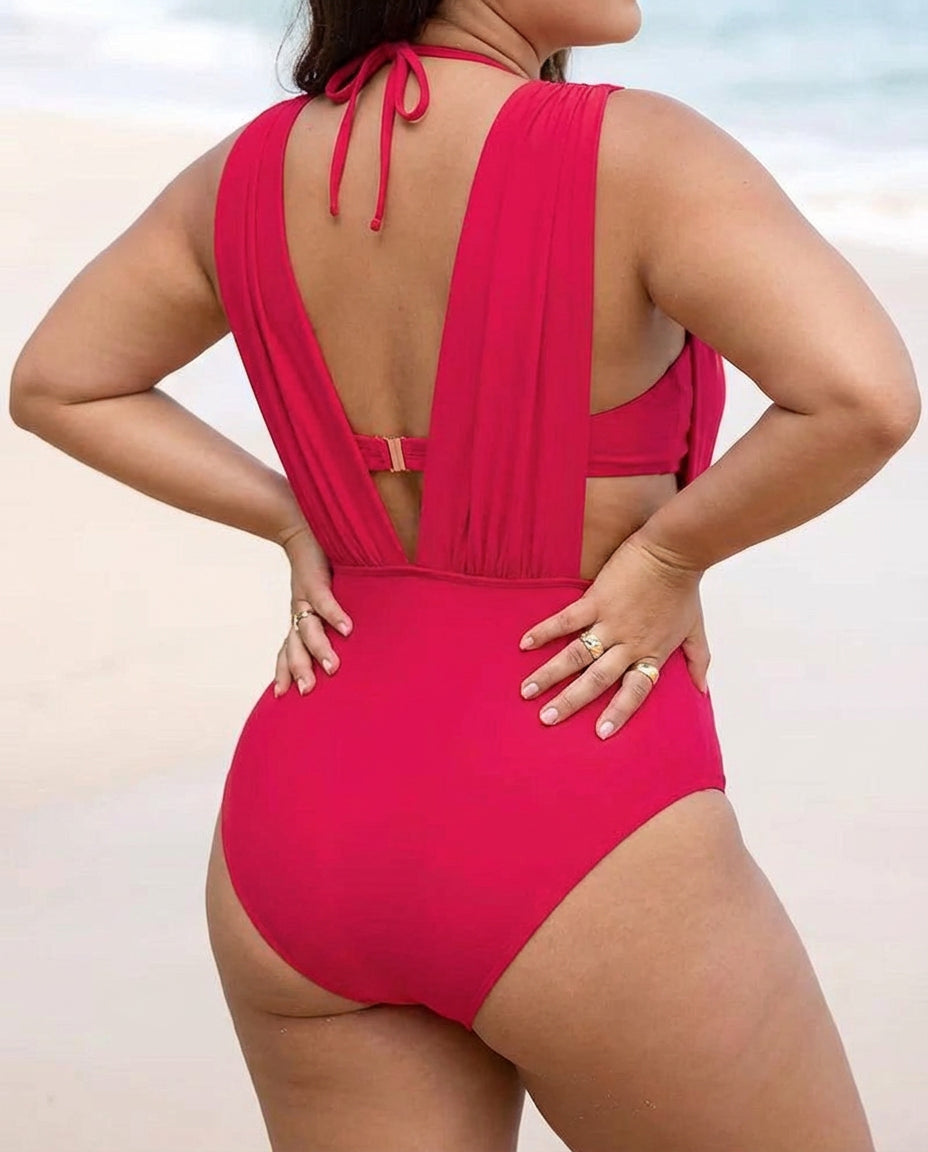 Karina | Shaping Swimsuit V with Tummy Control Effect