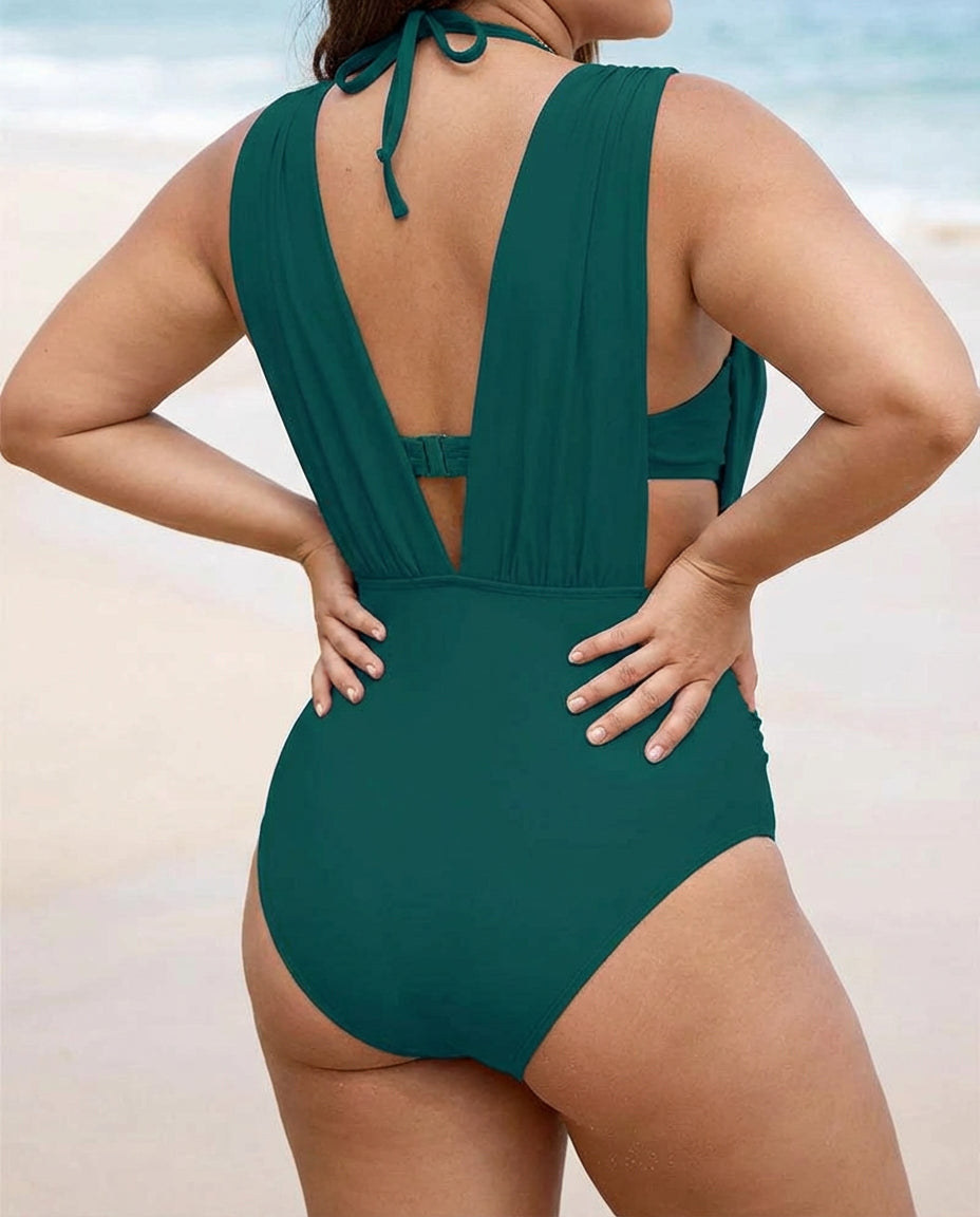 Karina | Shaping Swimsuit V with Tummy Control Effect