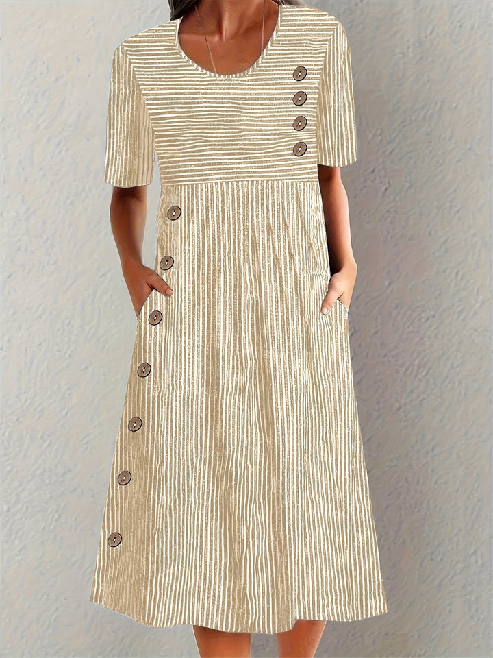Belle - Striped Summer Dress