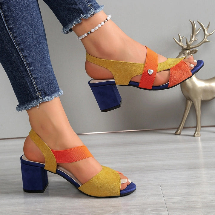 Elara™ | Comfortable Heels with Crisscross Straps