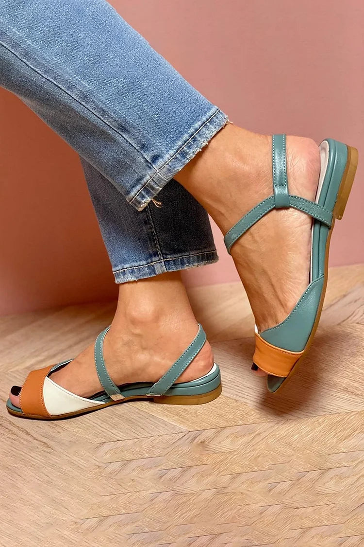 Nadin™ | Playful Colour Block Sandals