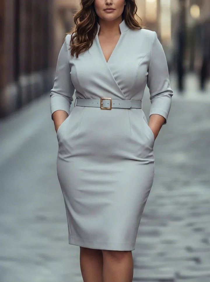 Estelle | The Belted Power Maxi Dress
