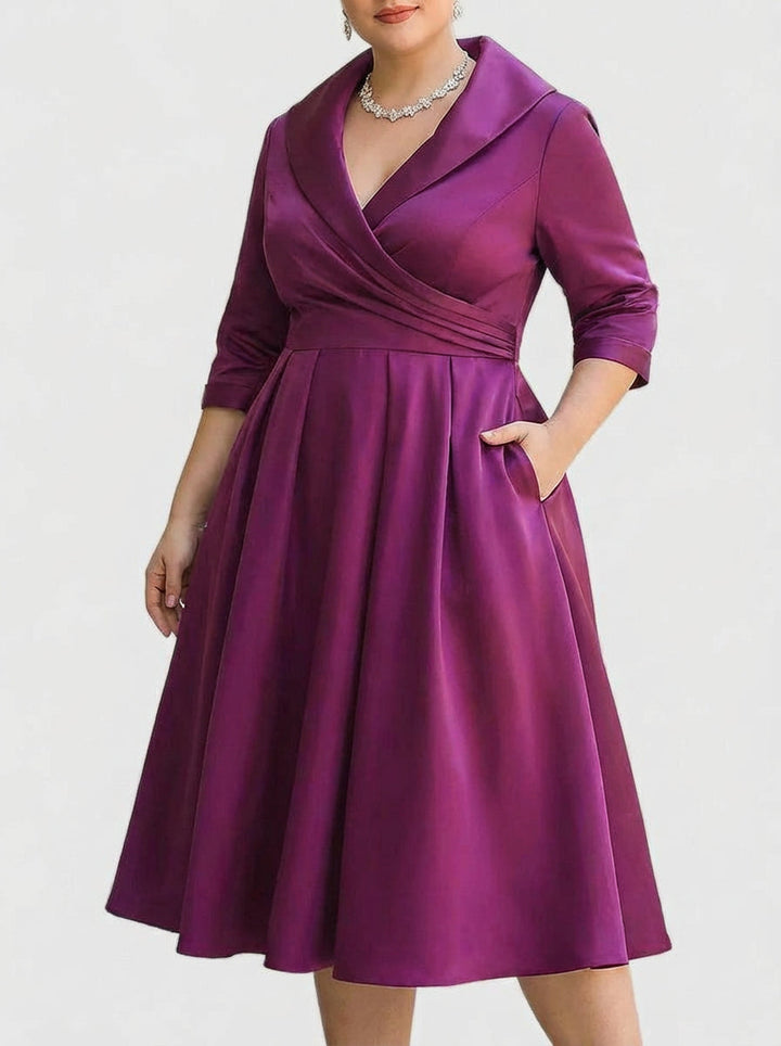 Zyrah - Elegant Midi Dress
