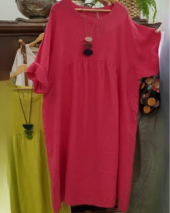 Zoey™ | Cotton and Linen Dress