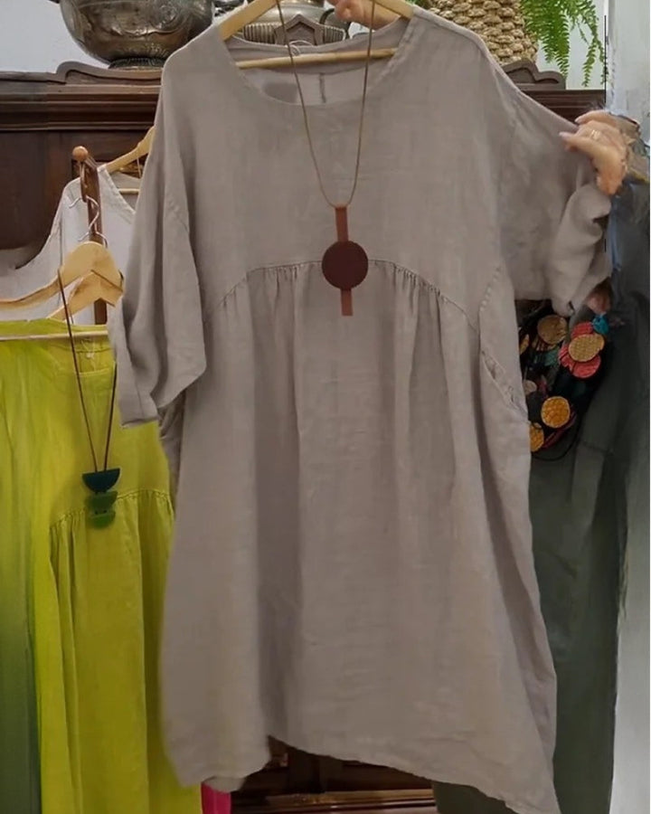Zoey™ | Cotton and Linen Dress