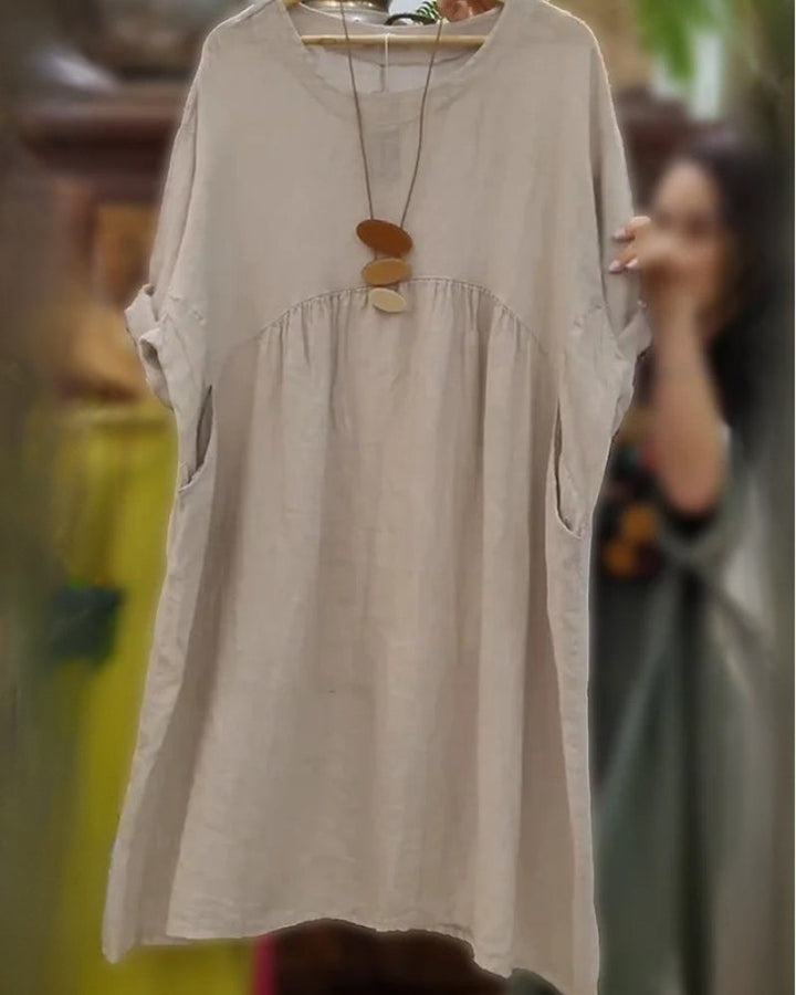 Zoey™ | Cotton and Linen Dress