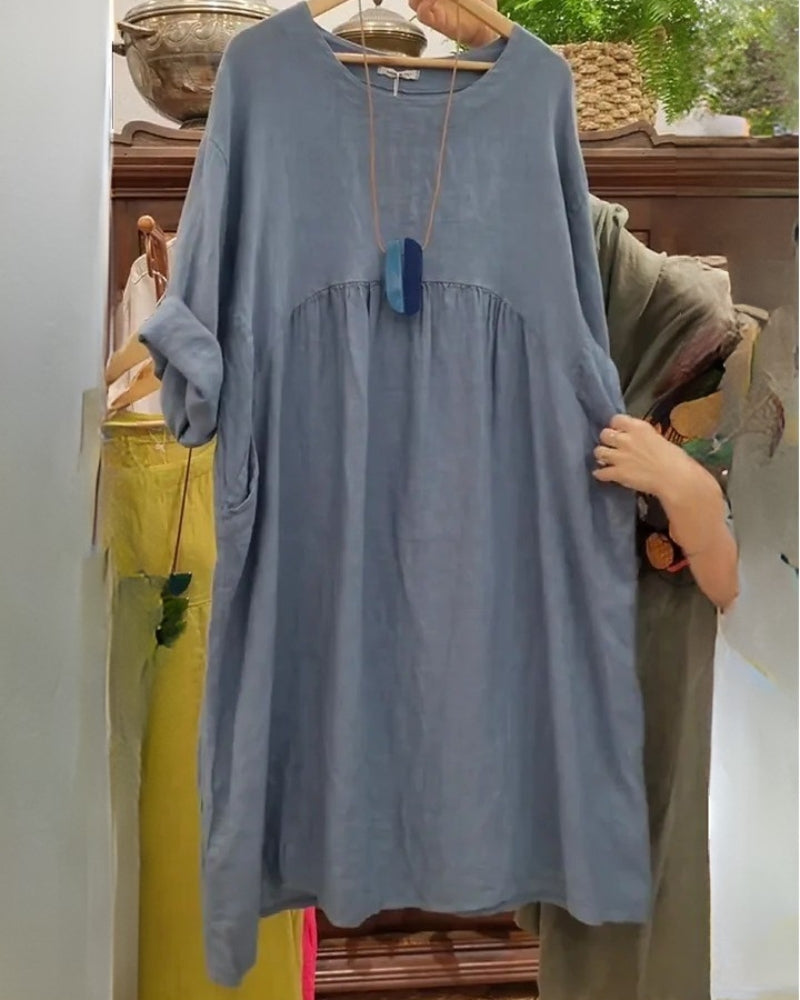 Zoey™ | Cotton and Linen Dress