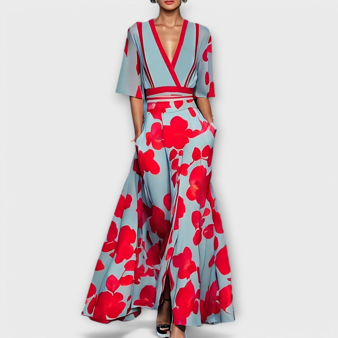 Elise - Elegant Floral Dress
