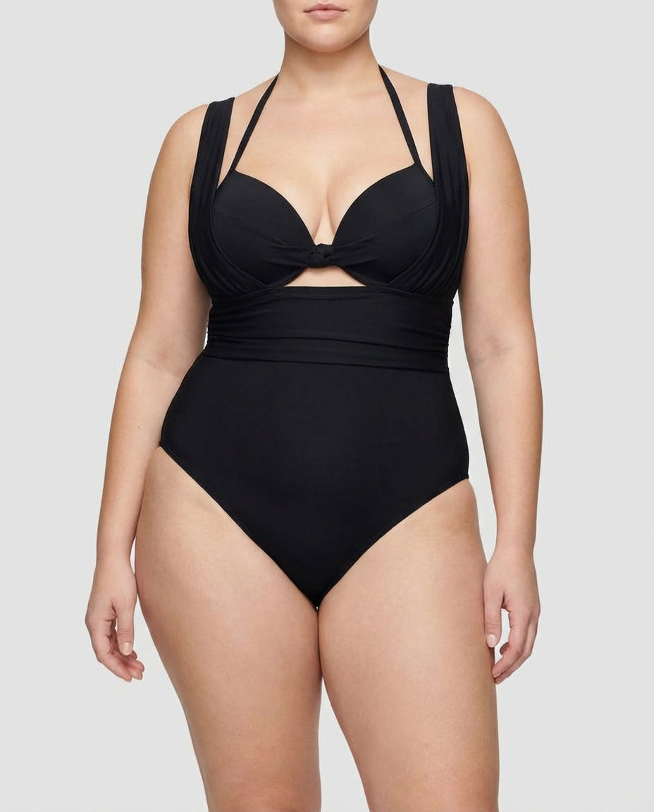 Karina | Shaping Swimsuit V with Tummy Control Effect