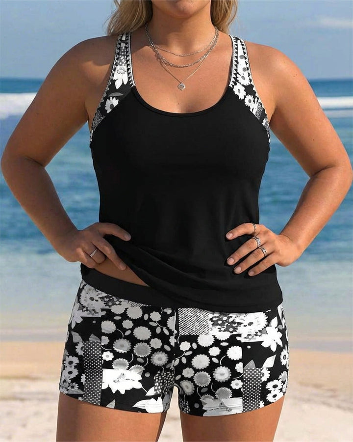 Sabrina | Two-Piece Swimsuit with Comfortable Fit and Floral Beach Style