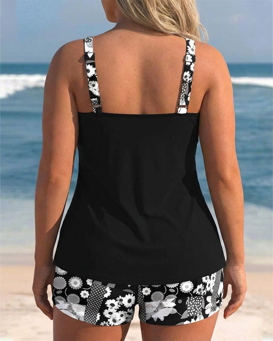 Sabrina | Two-Piece Swimsuit with Comfortable Fit and Floral Beach Style