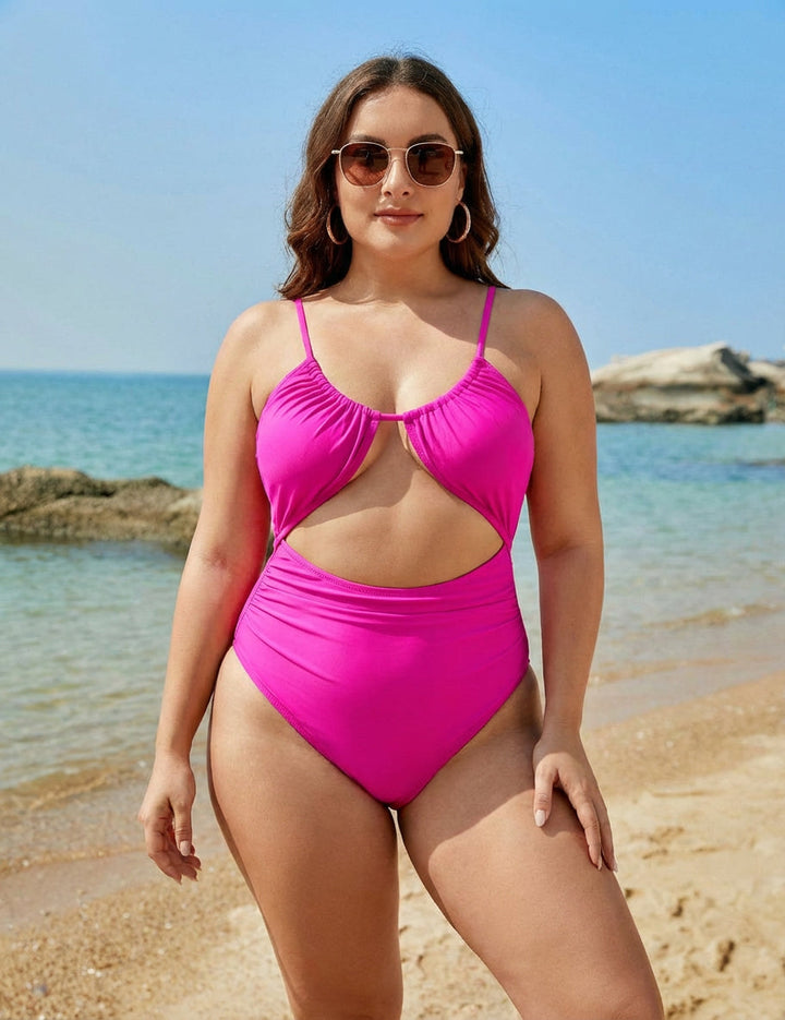 Serena | One-Piece Monokini with Cut-Outs and Tummy Control