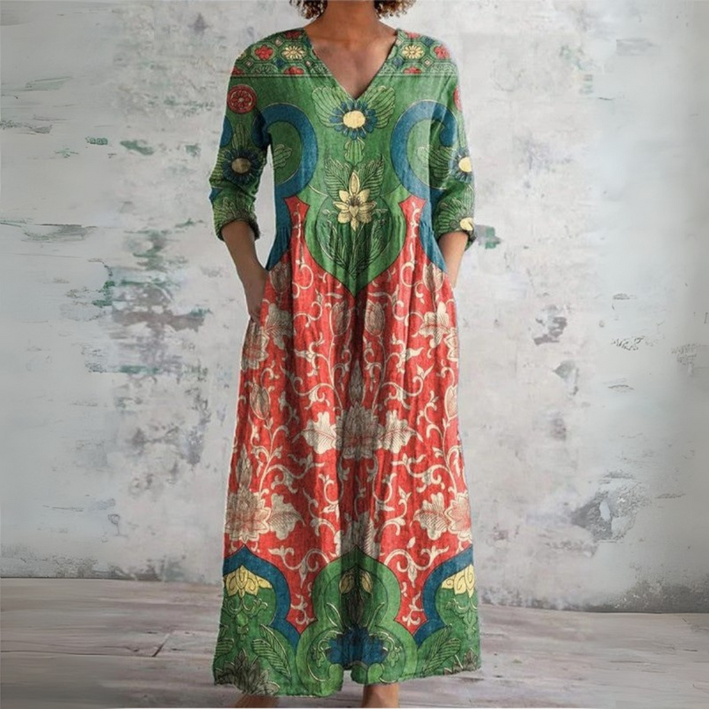 judith colorful maxi dress Judith March Dresses for sale