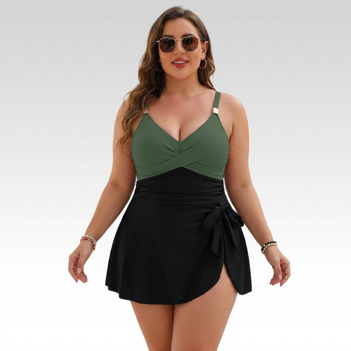 Selina | Your sexy & slimming tummy-taming swim dress