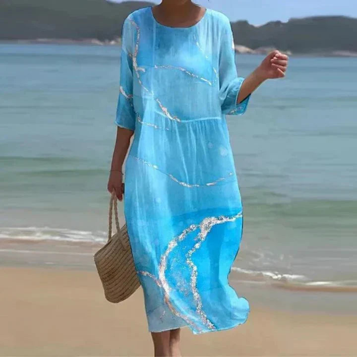 Margareta | Elegant Floral Dress