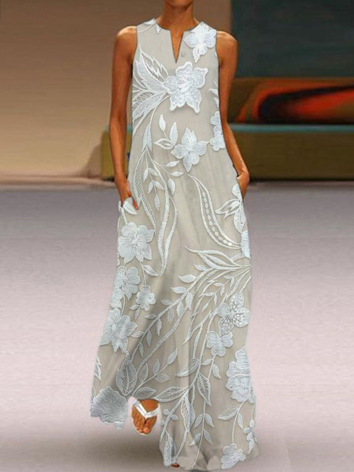 Thalia | Luxe Printed Dress
