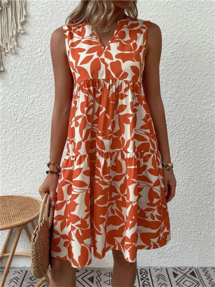 HARPER | ELEGANT V-NECK DRESS
