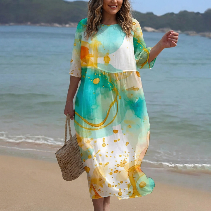 Marina - Summer Printed Dress