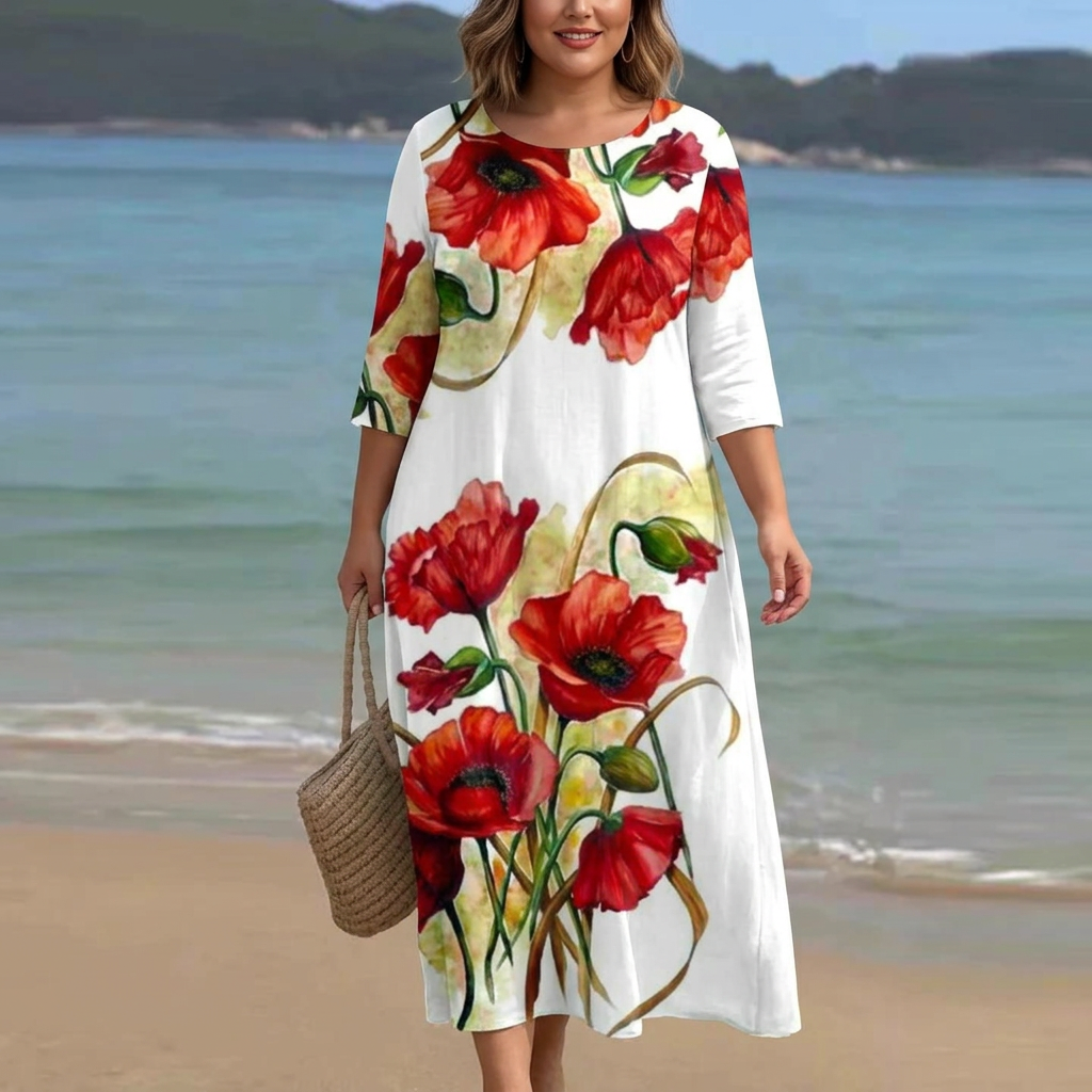Marina - Summer Printed Dress