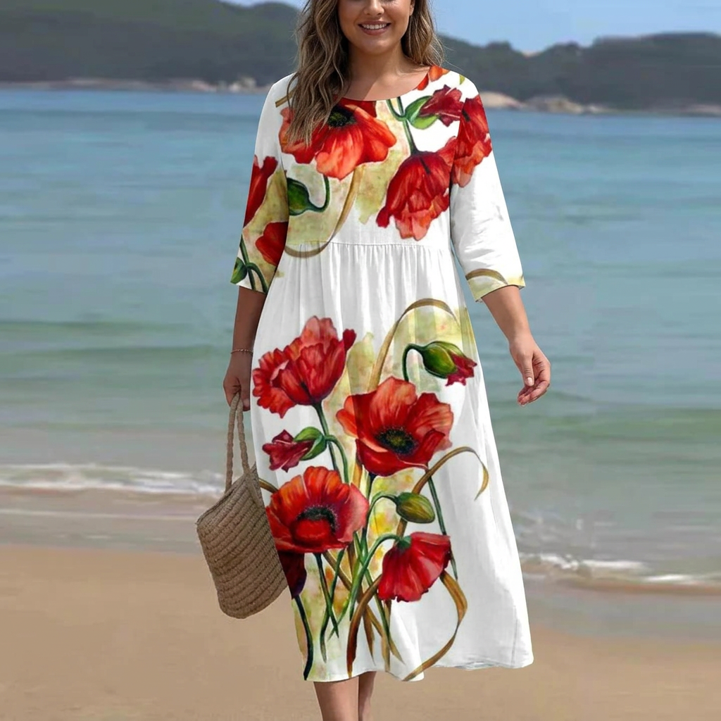 Marina - Summer Printed Dress