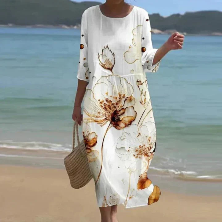 Margareta | Elegant Floral Dress