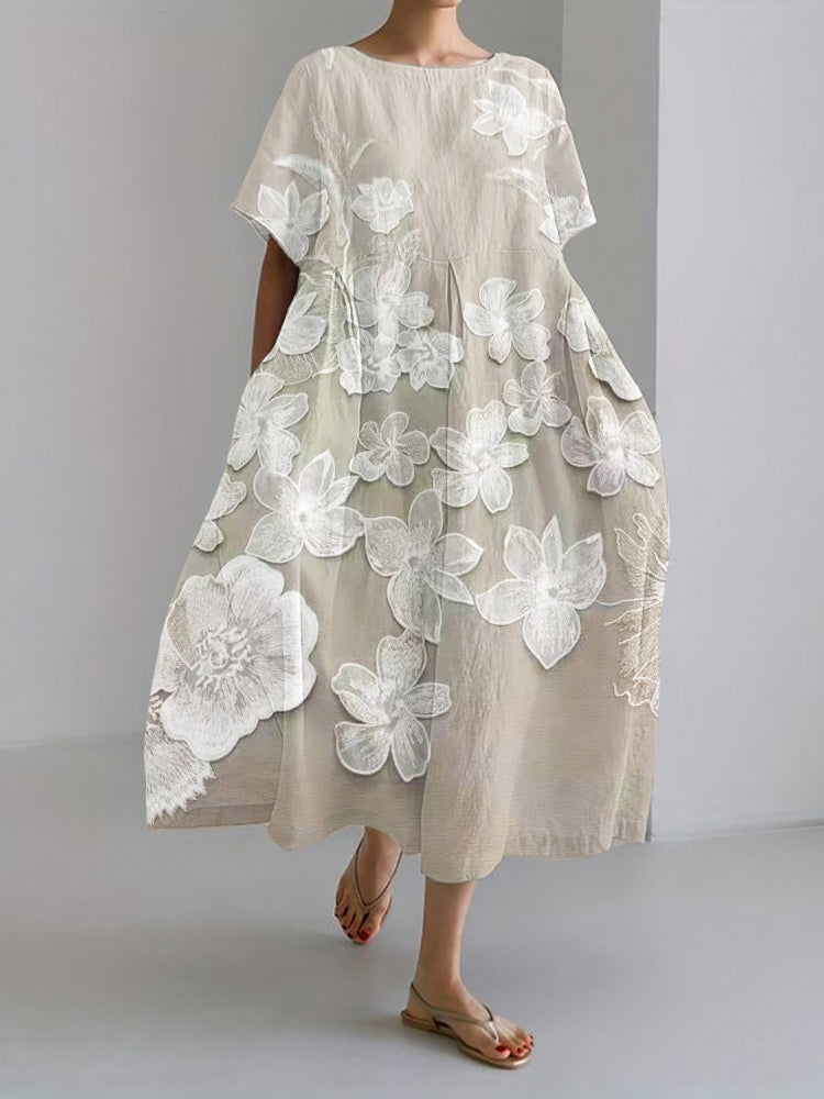 Neriah | Elegant Floral Print Dress