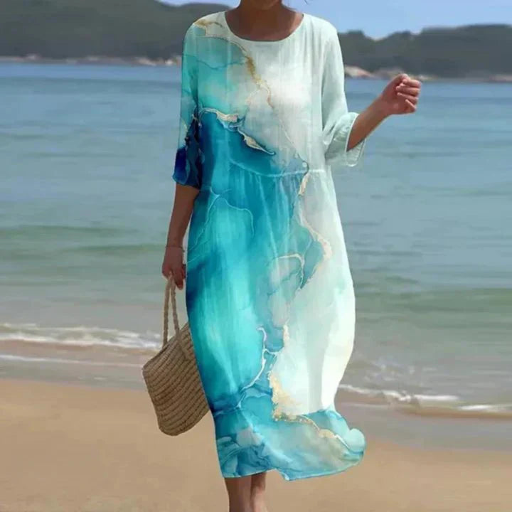 Margareta | Elegant Floral Dress