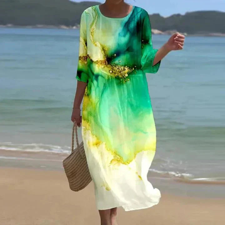 Margareta | Elegant Floral Dress