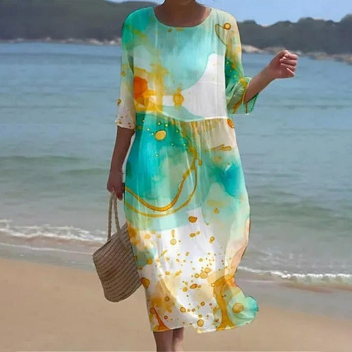 Margareta | Elegant Floral Dress