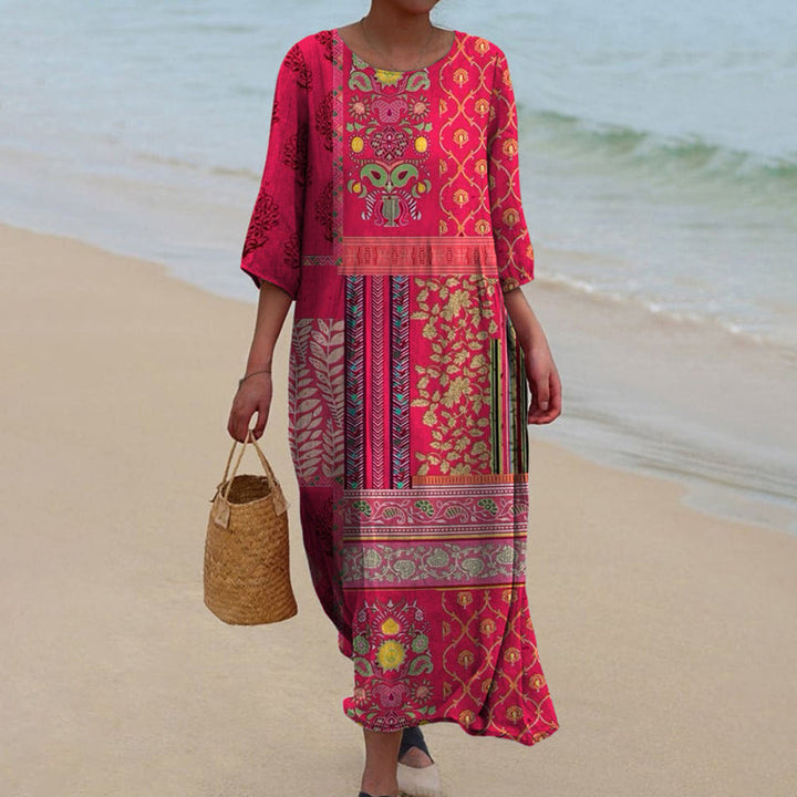 Marlene | Loose-fitting boho maxi dress