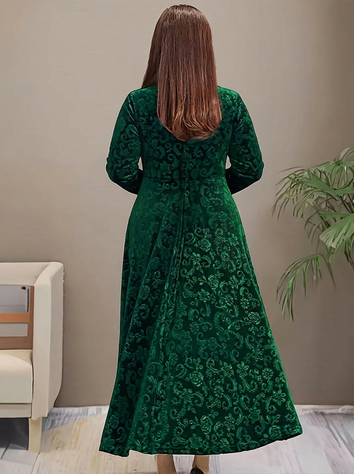 Dorothy | Elegant Patterned Maxi Dress