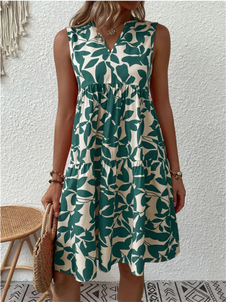 HARPER | ELEGANT V-NECK DRESS