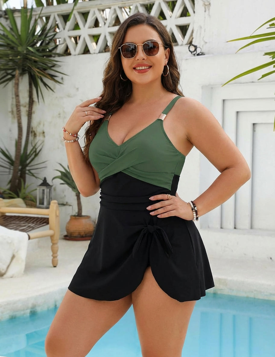 Selina | Your sexy & slimming tummy-taming swim dress