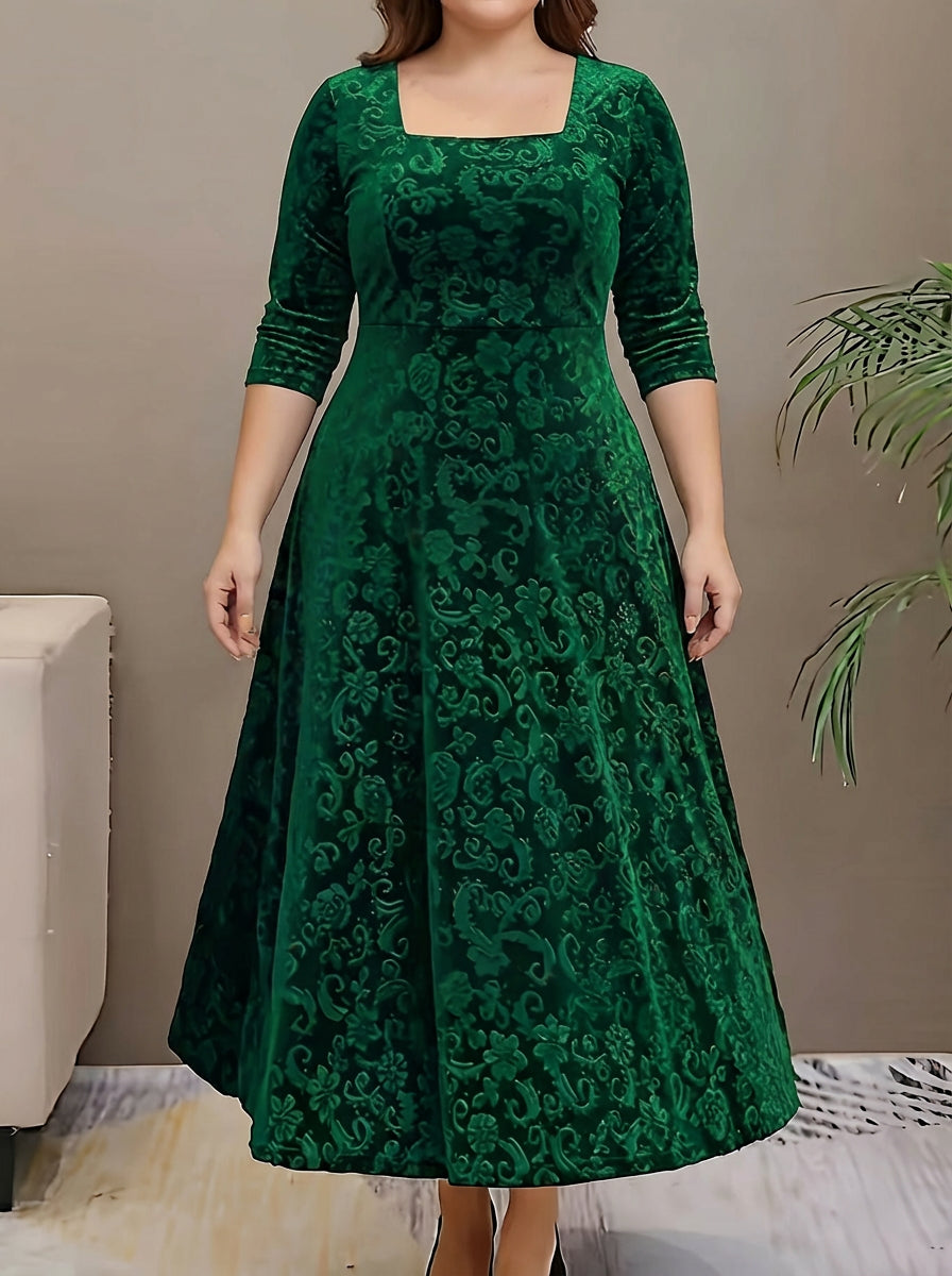 Dorothy | Elegant Patterned Maxi Dress