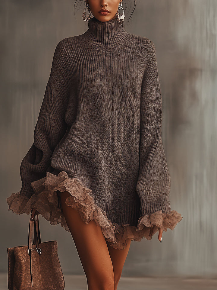 Luna™ | Ruffled Knit Dress