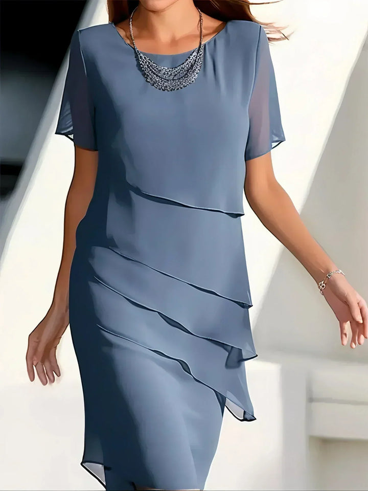 Inez I Elegant Tailored Dress