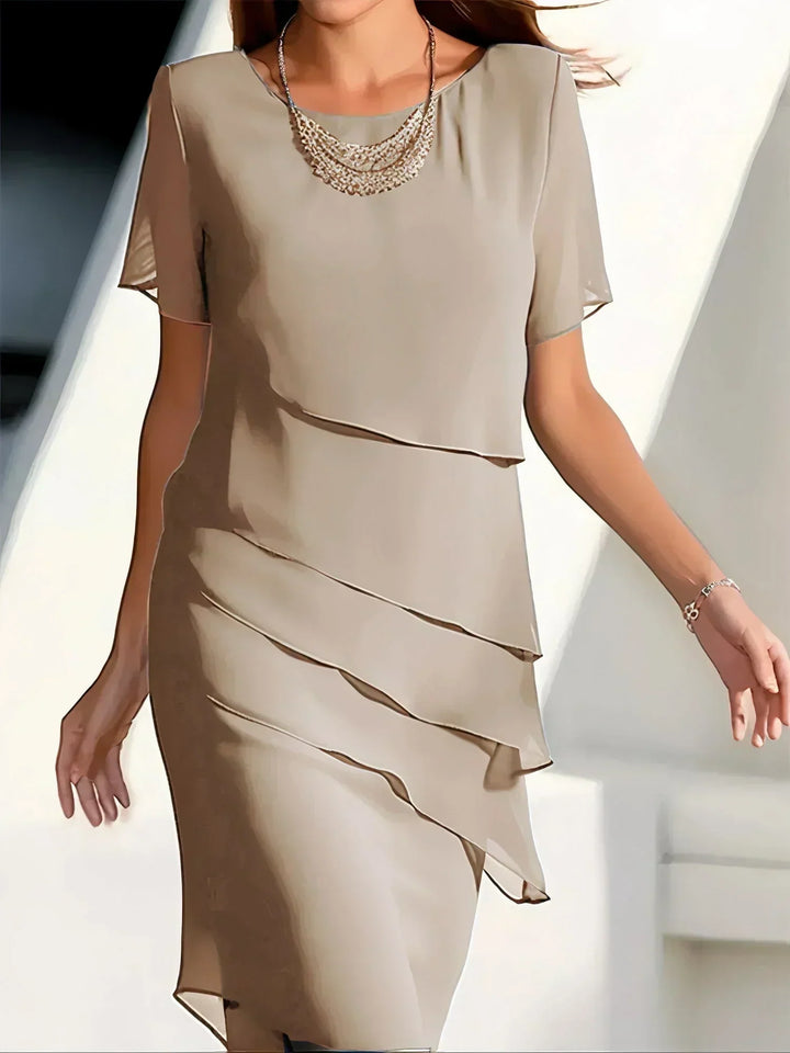 Inez I Elegant Tailored Dress