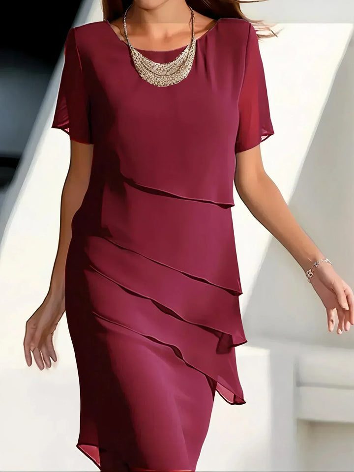 Inez I Elegant Tailored Dress