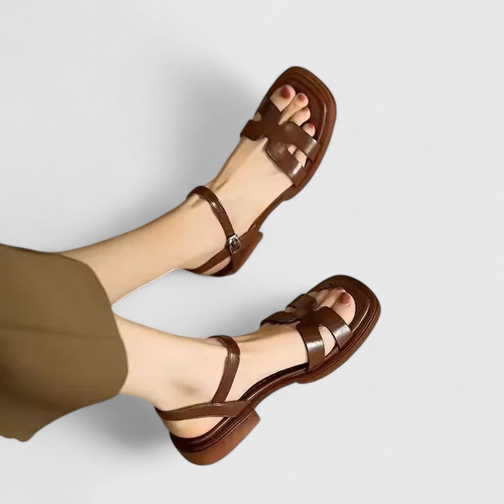 Deliane | Elegant Flat Sandals Women