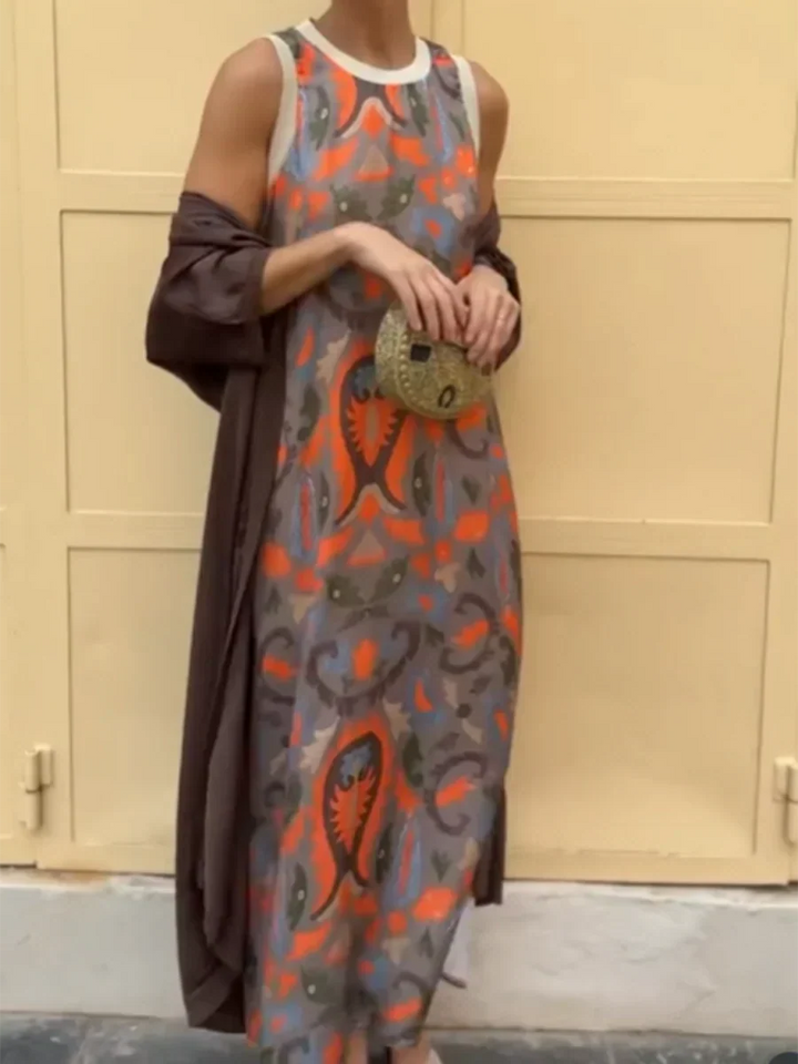 Delly - Boho Chic Two-Piece Dress