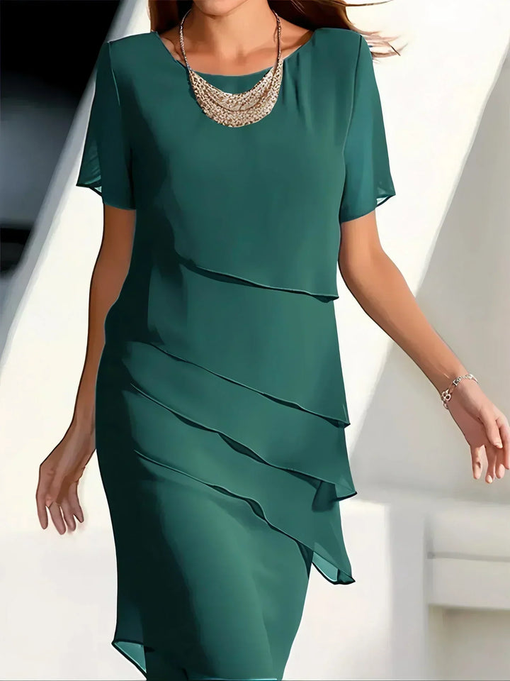 Inez I Elegant Tailored Dress