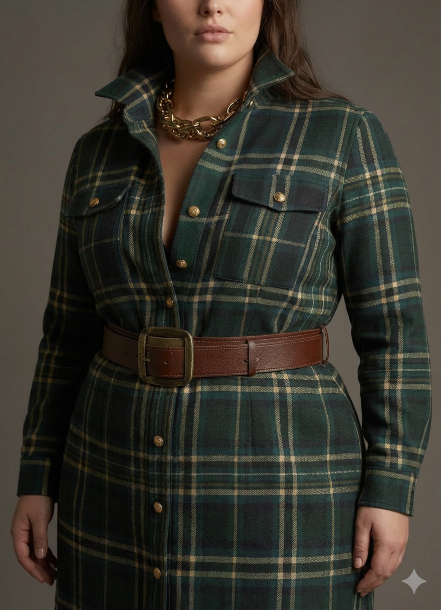 Mireline | Classic Button-Up Shirt Dress