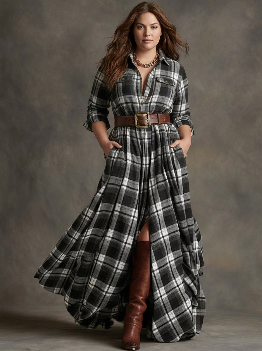 Mireline | Classic Button-Up Shirt Dress
